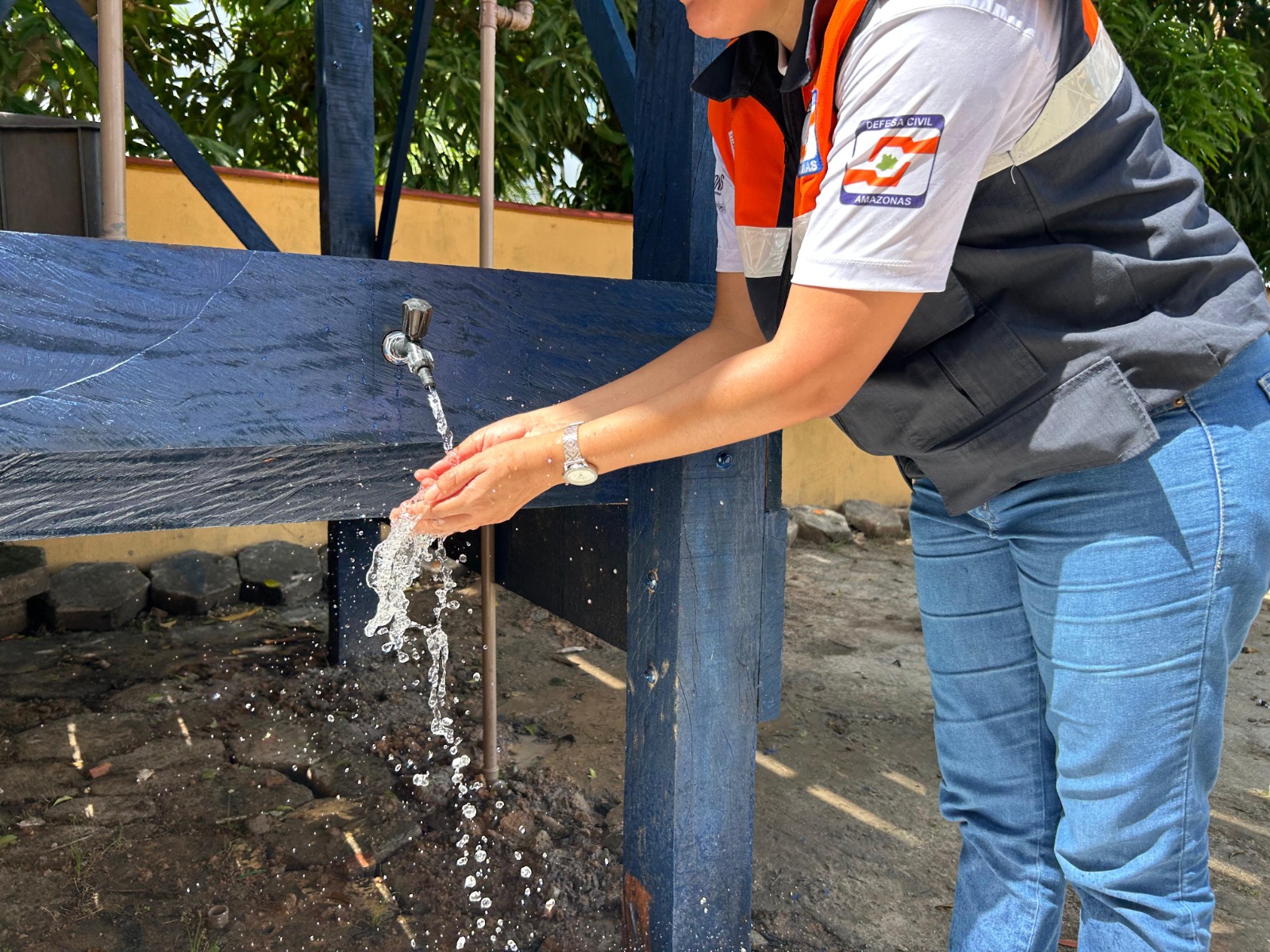 Parintins tem ponto de hidratação para população durante festival