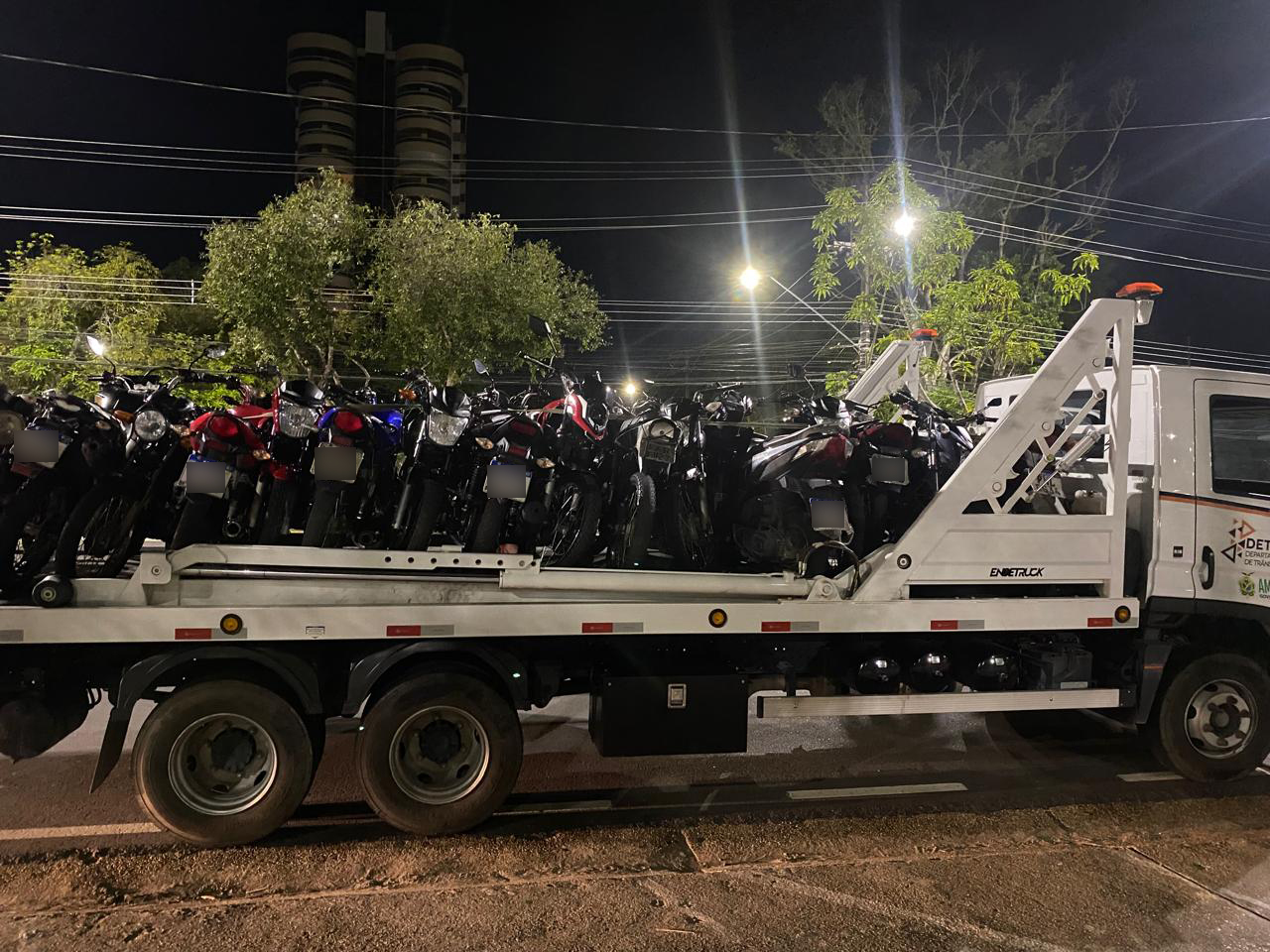 Detran apreende 55 motocicletas em operação contra "rolezinhos" em Manaus