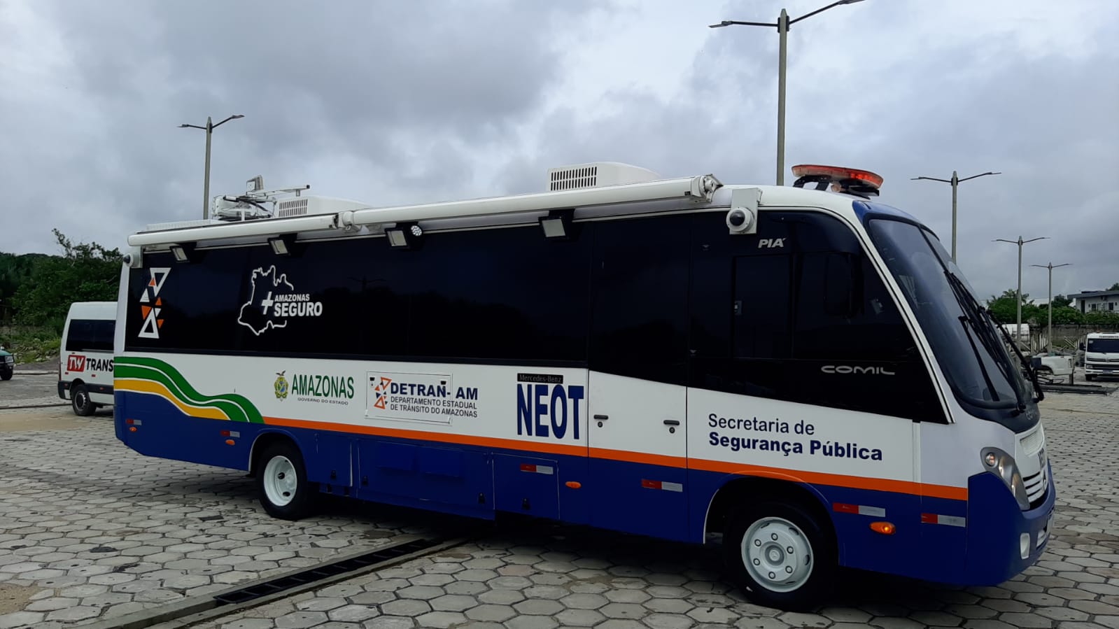 Detran recebe ‘ônibus inteligente’ para auxiliar na fiscalização de trânsito no Amazonas