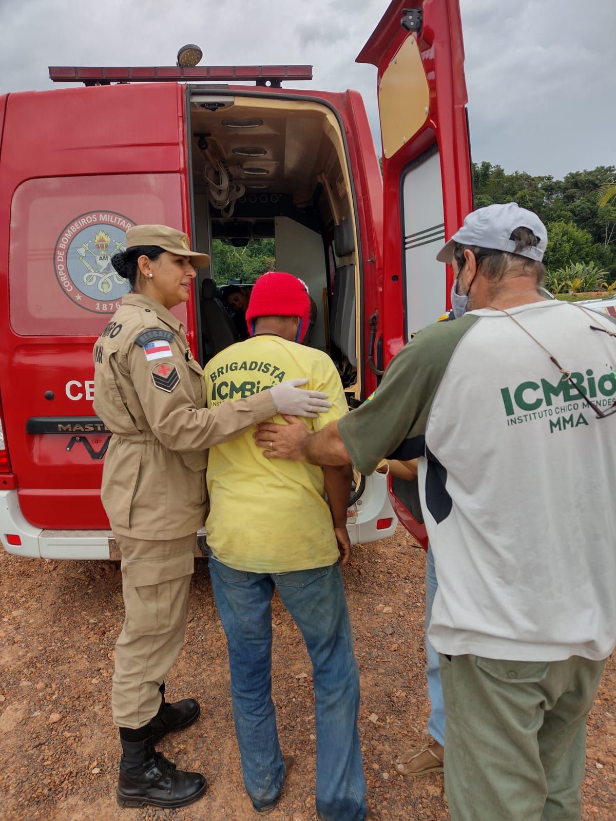 Funcionários do ICMBio são resgatados após cinco dias perdidos em Presidente Figueiredo