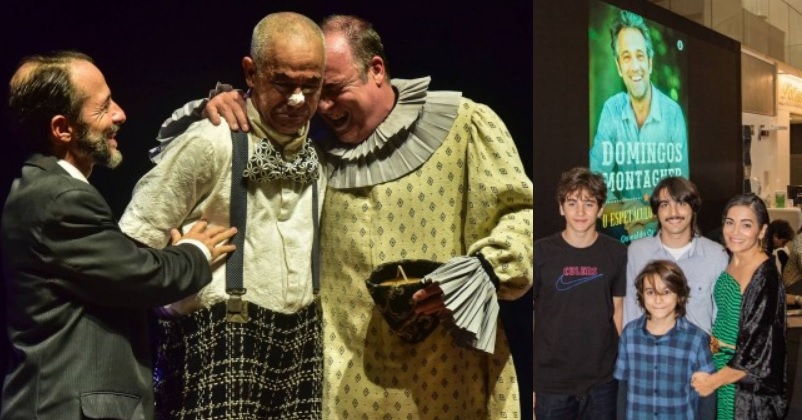 Luz que não se apaga surge no meio do palco em homenagem a Domingos Montagner