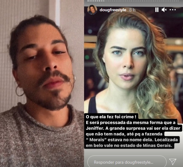 Inocentado, Douglas Sampaio diz que Rayanne Morais forjou sequestro e sumiço de cachorro