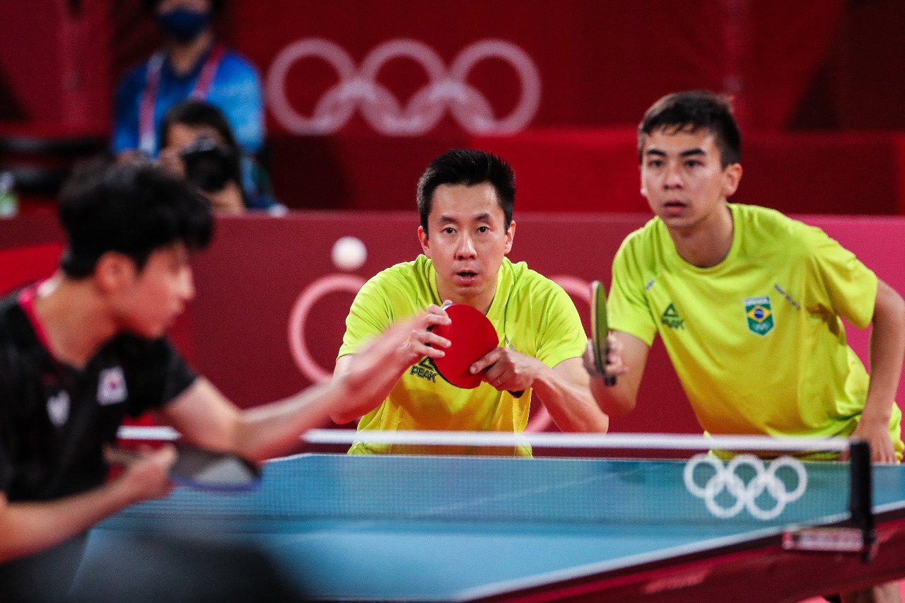 Brasil perde de 3 a 0 para Coreia do Sul no tênis de mesa