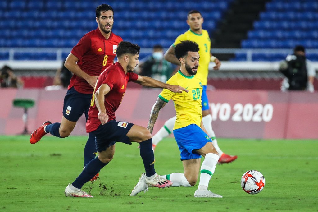 Brasil corre pelo ouro na prorrogação com Espanha