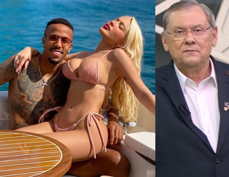 Namorada de Éder Militão se revolta com fala de Milton Neves sobre o relacionamento