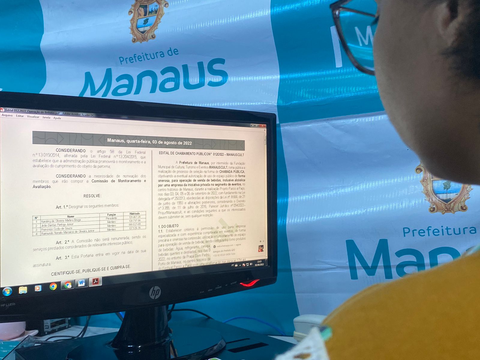 Lançado edital sobre operação de venda de bebidas no Passo a Paço em Manaus