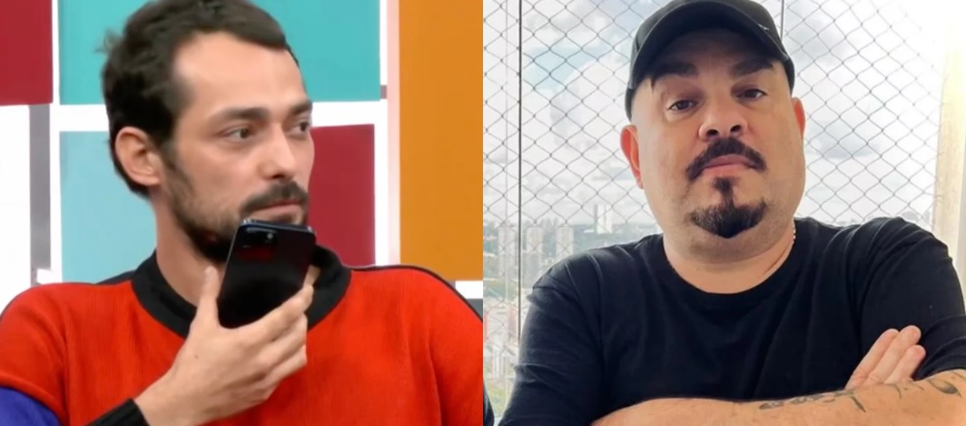Eduardo Sterblitch tenta fazer as pazes com Bola, ex-colega do Pânico, ao vivo