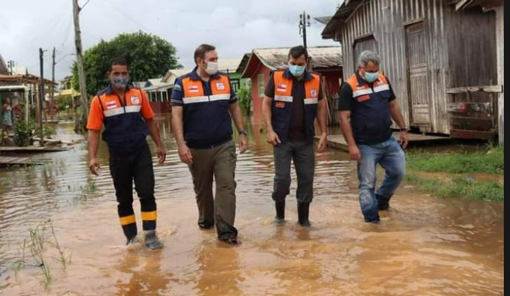 Eirunepé em emergência com Juruá próximo da cota de 17 metros