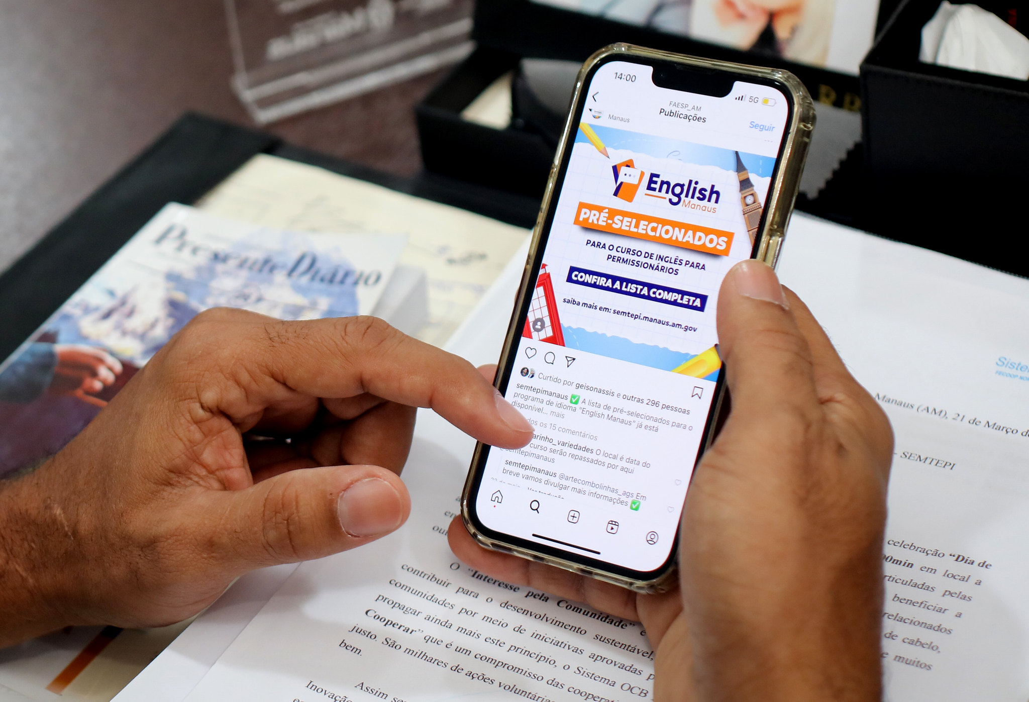 Confira lista de selecionados para nova turma do programa ‘English Manaus’