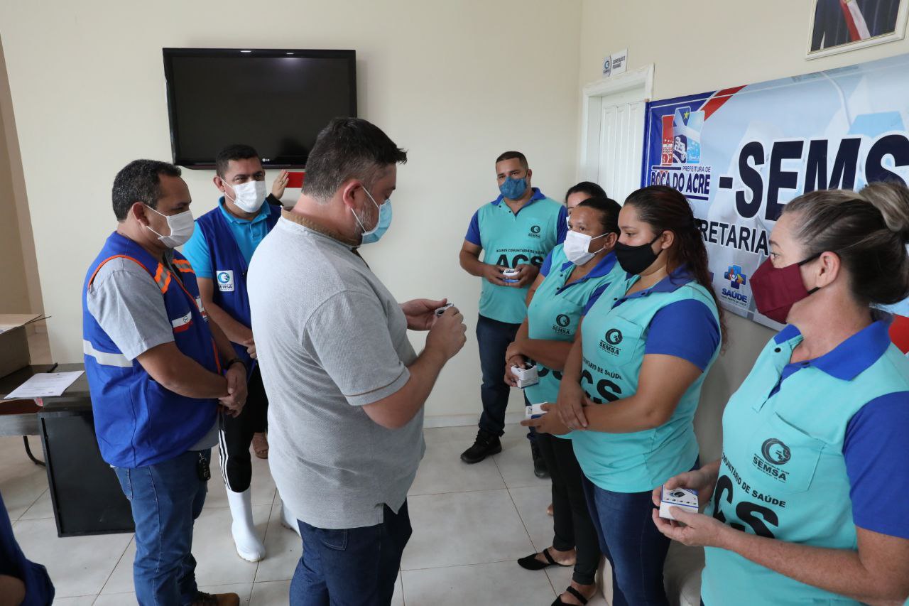 Boca do Acre recebe oxímetros e oxigênio para pacientes com Covid-19