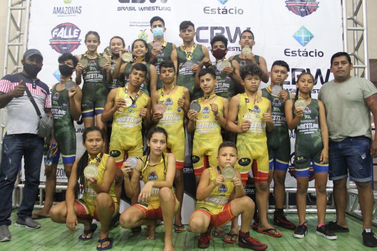 Equipes amazonenses conquistam mais de 10 medalhas no Brasileiro Regional de Wrestling