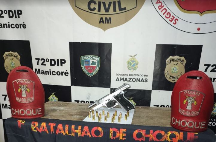 Homem armado é preso após intimidar clientes de boate em Manicoré