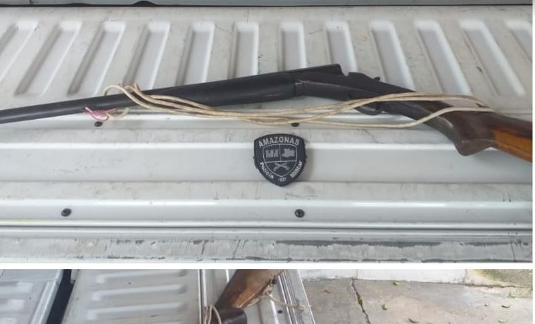Homem é preso após agredir e ameaçar companheira com espingarda no Amazonas