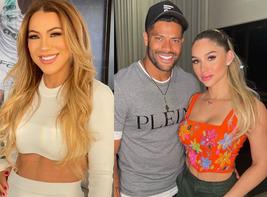Ex de Hulk faz pedido aos seguidores após jogador marcar casamento com Camila Ângelo