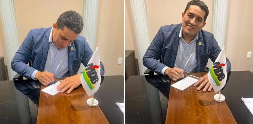 Simão Peixoto muda de partido e se filia ao MDB no Amazonas