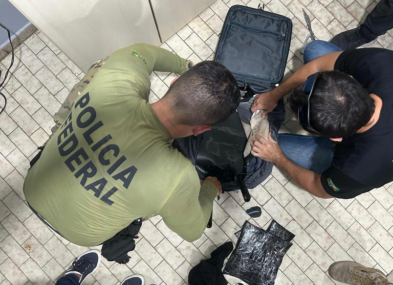 Colombiano é preso pela PF tentando embarcar com drogas para Manaus 