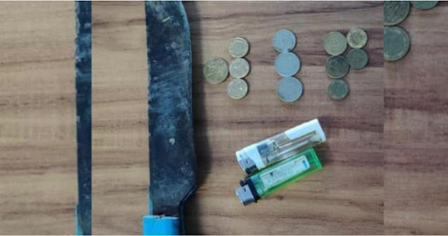 Homem é preso com facão após ameaçar matar aluno em frente à escola no Amazonas
