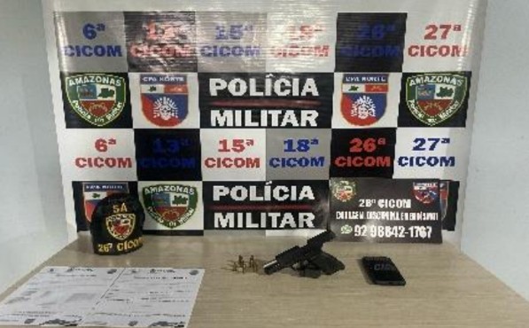 Homem é preso ao ser flagrado com arma na cintura no Viver Melhor