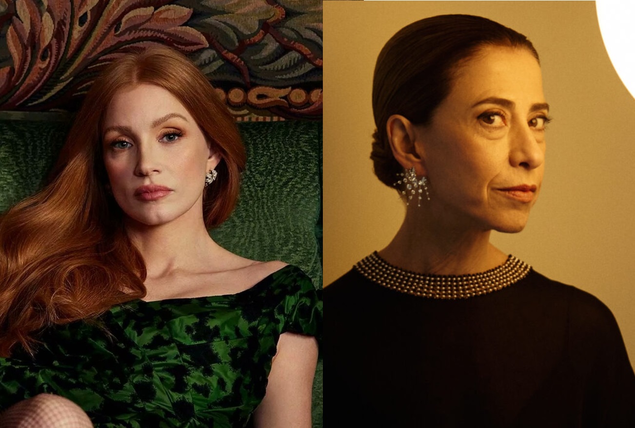 Jessica Chastain entrevista Fernanda Torres e diz querer ser amiga de atriz