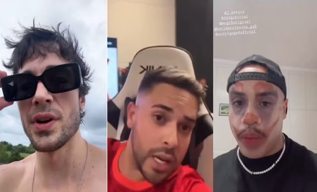 Fiuk, Eskine, DJ Davi e MC G15 brigam por hit "Mãe Solteira"; entenda a treta