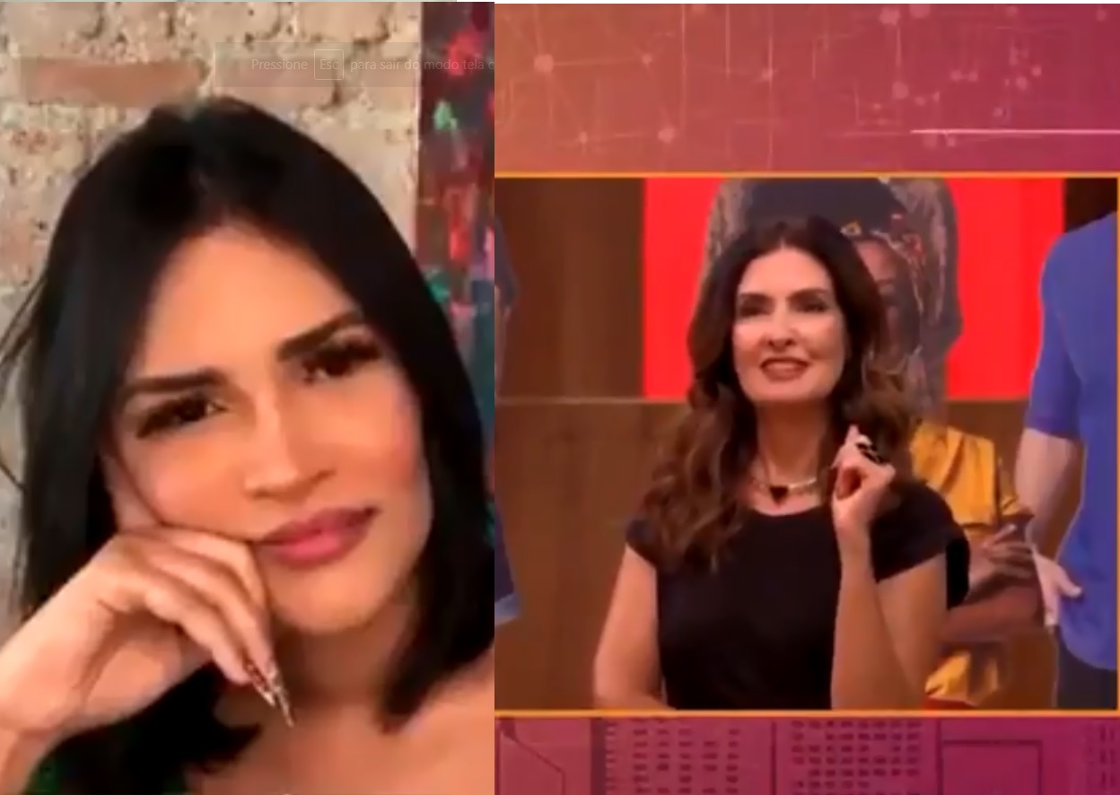 Ex-BBB Flay dá corte em Fátima Bernardes durante o 'Encontro'