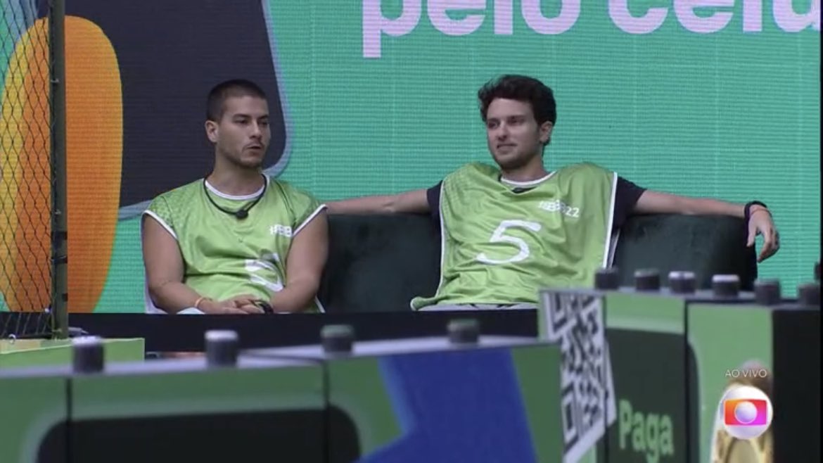 Arthur e Lucas são os primeiros eliminados da prova e estão no paredão