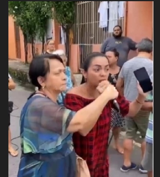 Moradores fazem manifestação e expulsam equipes da Amazonas Energia no São Raimundo; vídeo