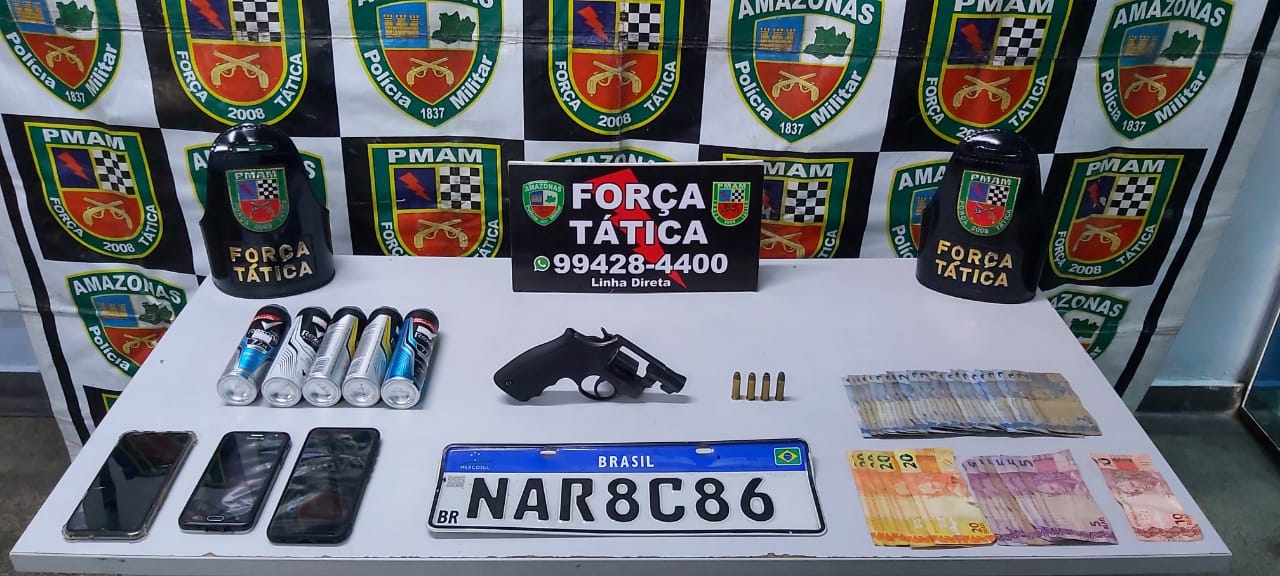 Foragido da Justiça é preso após roubar e sequestrar motorista de app em Manaus