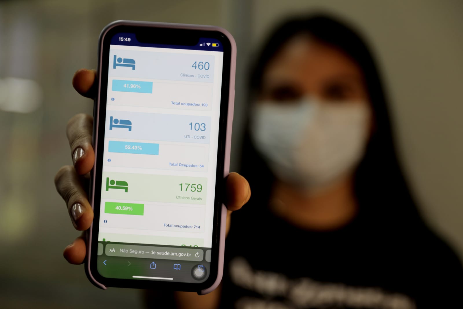 Painel vai atualizar em tempo real as internações em leitos e UTI no Amazonas