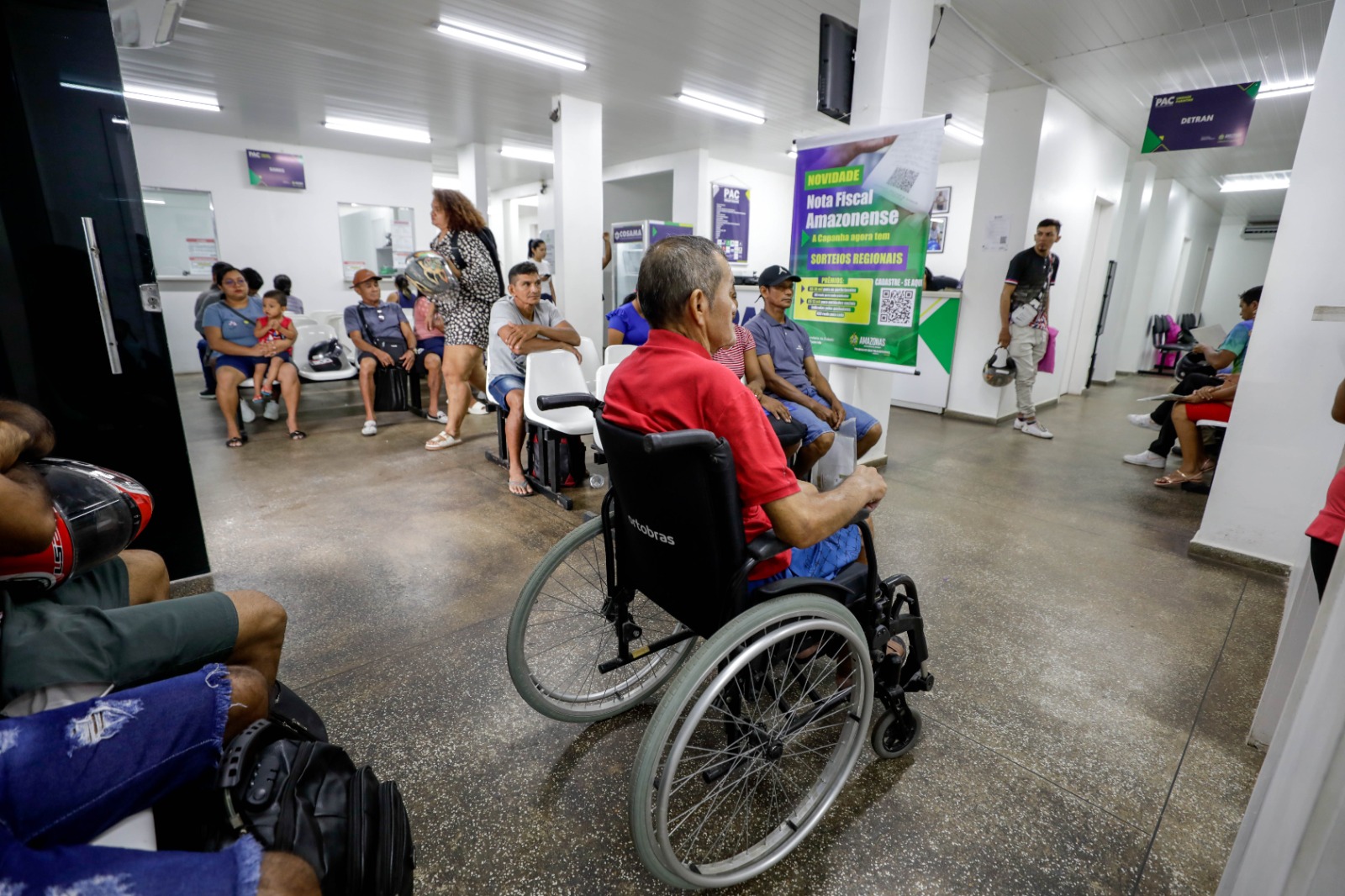 PcDs têm acesso a serviços nos PACs do Amazonas sem necessidade de agendamento