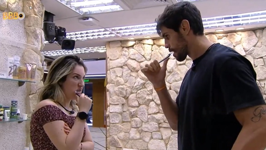 BBB23: Sapato diz para Amanda que quer fazer prova do líder com Fred: 'ué? aí eu fico sem dupla?'