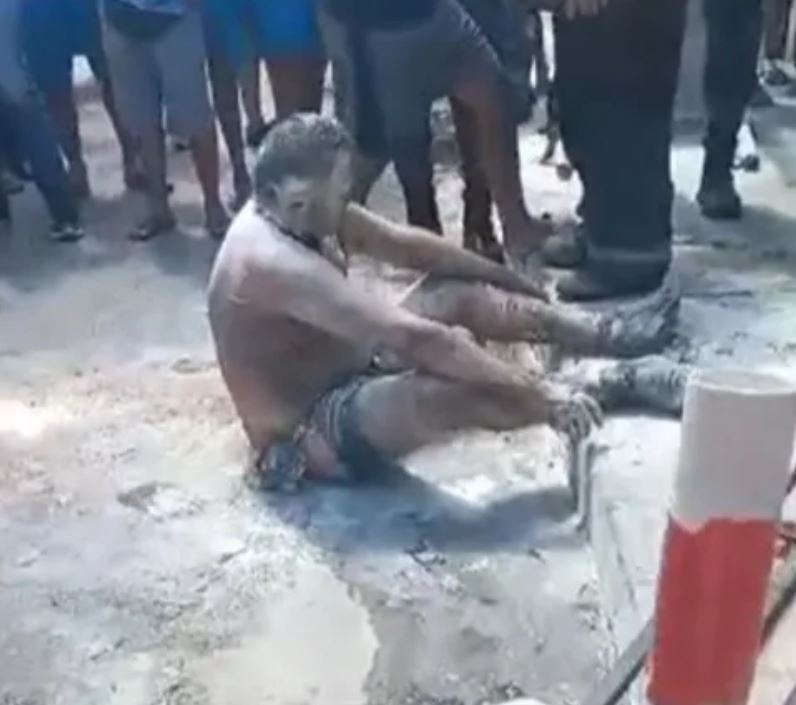Homem incendeia o próprio corpo ao tentar atear fogo na ex-esposa