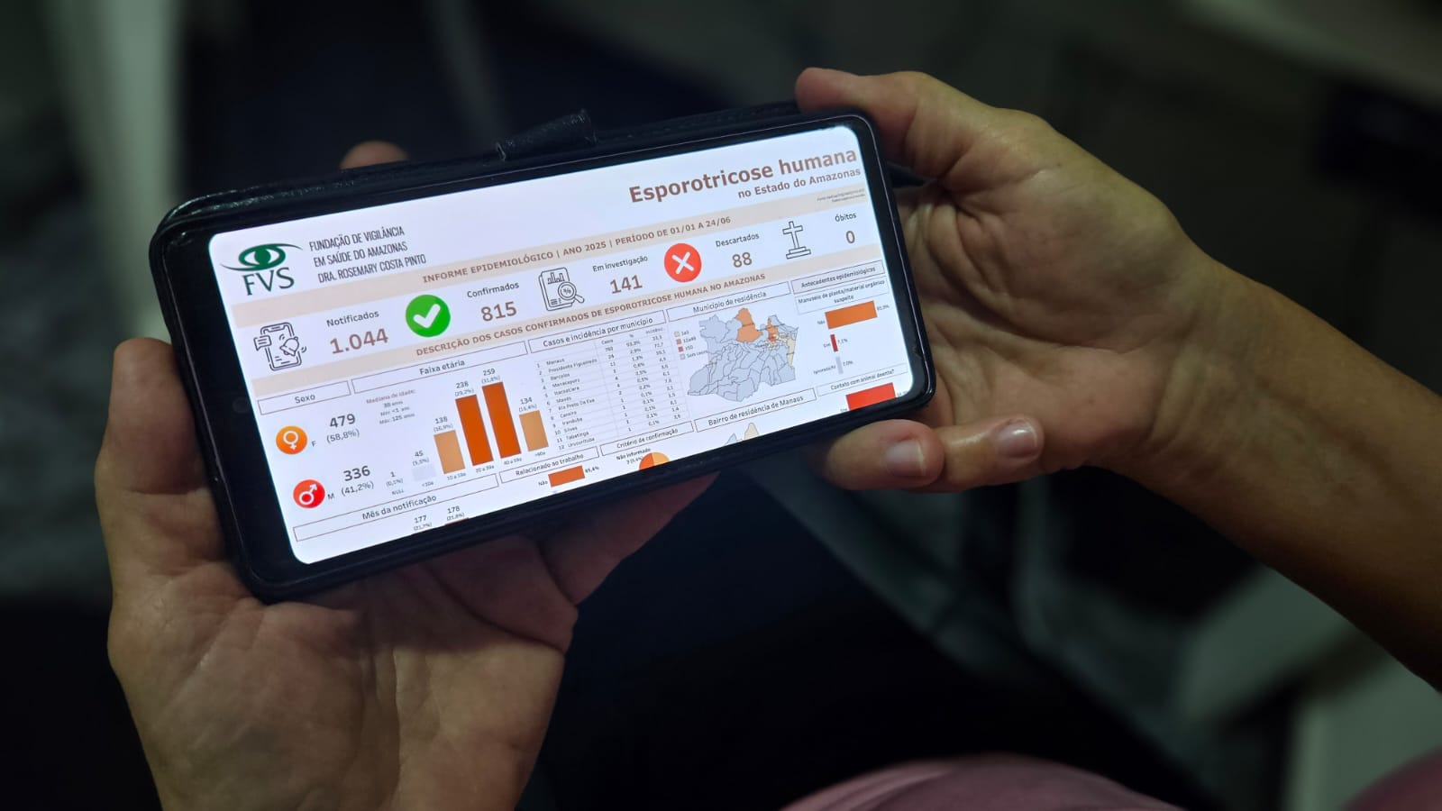 Amazonas registra mais de 800 casos de esporotricose humana