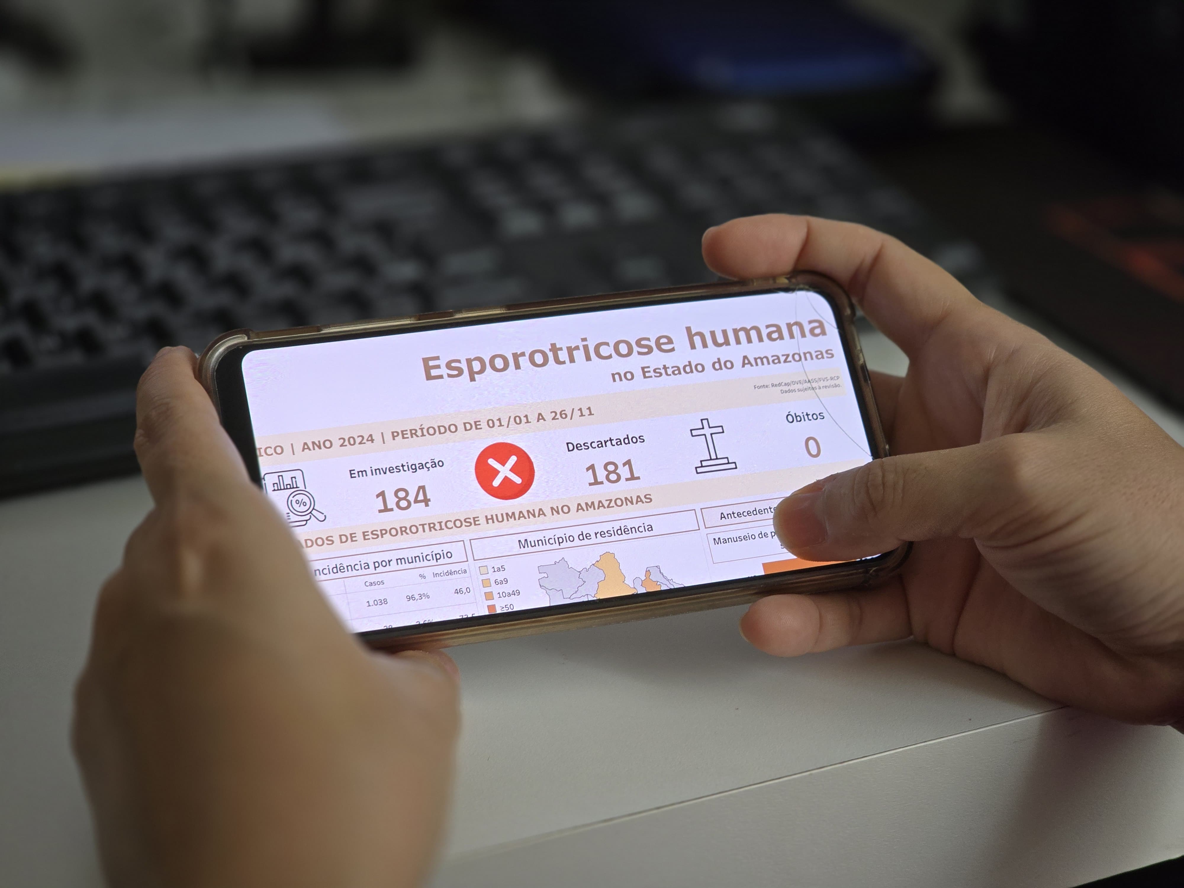 Amazonas atualiza casos de esporotricose humana e animal; total chega a 3,4 mil