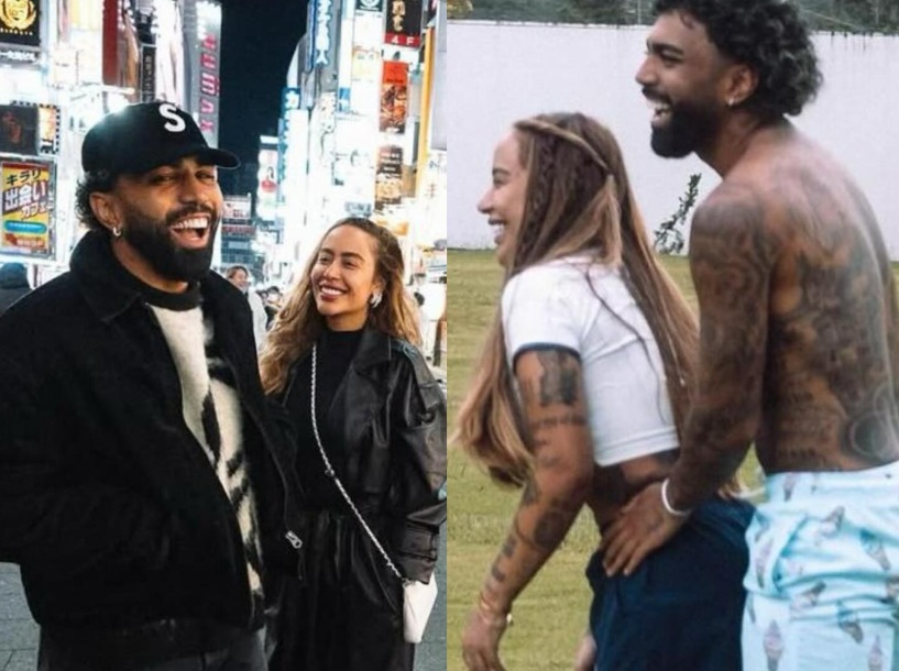 Gabigol apaga fotos com Rafaella Santos e levanta rumores de término 