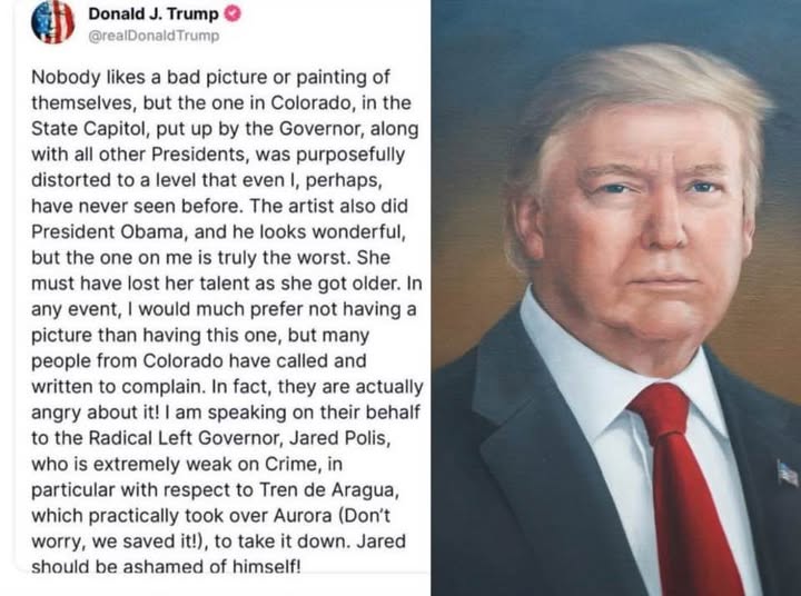 Trump se irrita com retrato no Capitólio e manda retirá-lo: 'propositalmente distorcido'
