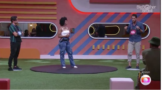 Gustavo e Natália discutem por goiabada em jogo da discórdia no BBB22