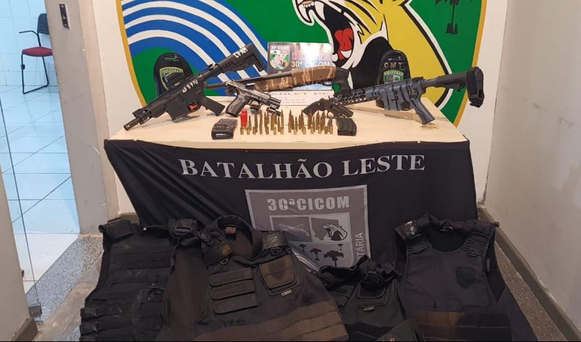 Membros do CV são presos com arsenal de guerra a caminho de ataque no Valparaíso