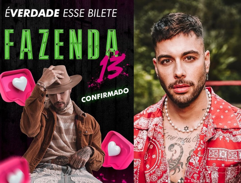 Ex de Anitta, Gui Araújo é confirmado em A Fazenda 13