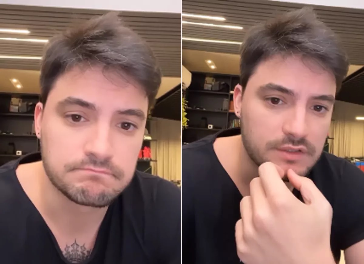  Felipe Neto manda indireta após vídeo de Gusttavo Lima: "Uma semana atacado e faz live chorando"
