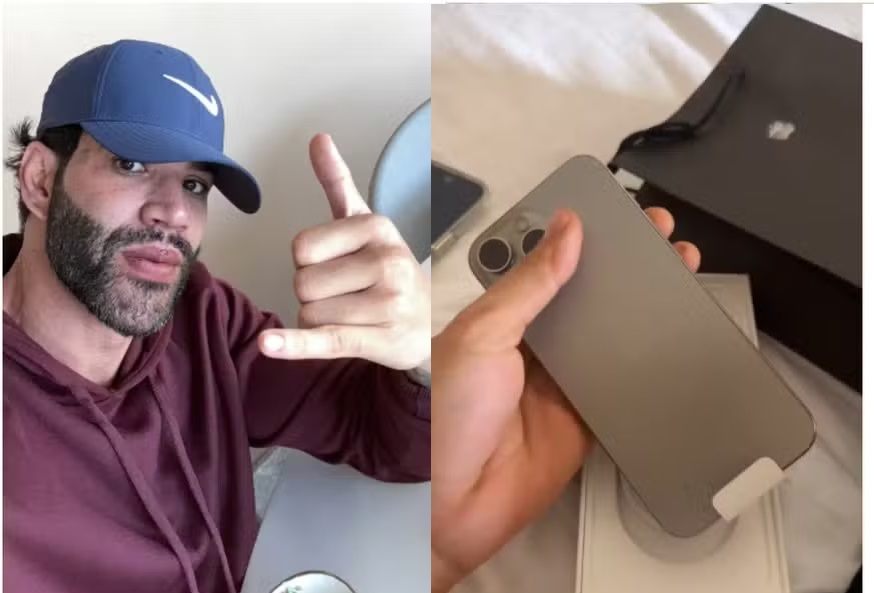 Bilionário, Gusttavo Lima ganha celular de R$ 10,6 mil de presente de fã 