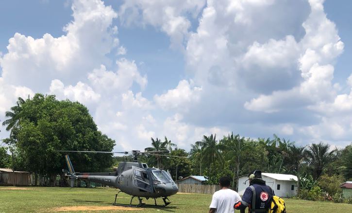 Criança picada por cobra é resgatada no Amazonas