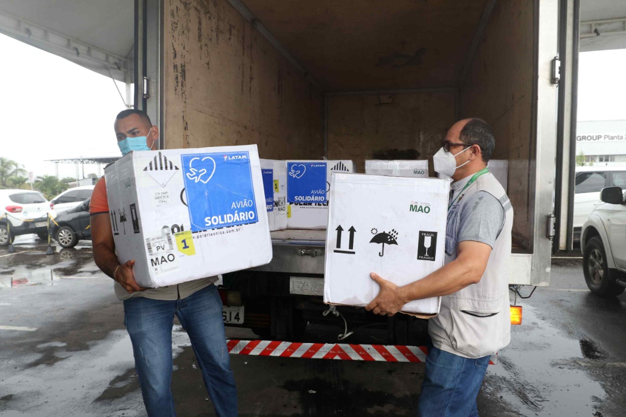 Covid-19: Amazonas recebe 1º lote com mais de 34 mil doses de vacina para crianças