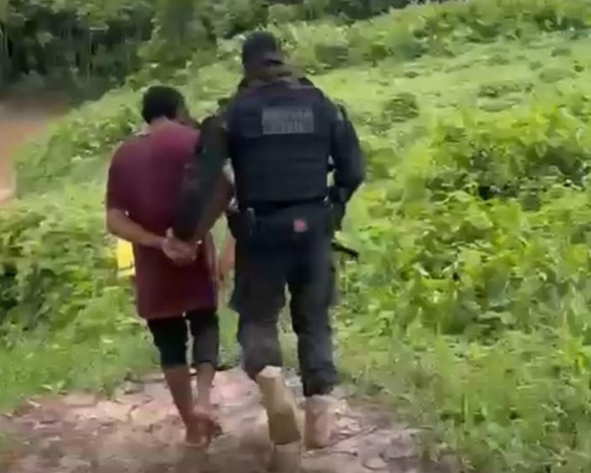Homem é preso por tentar matar a mulher e jogar filhos em rio no Amazonas