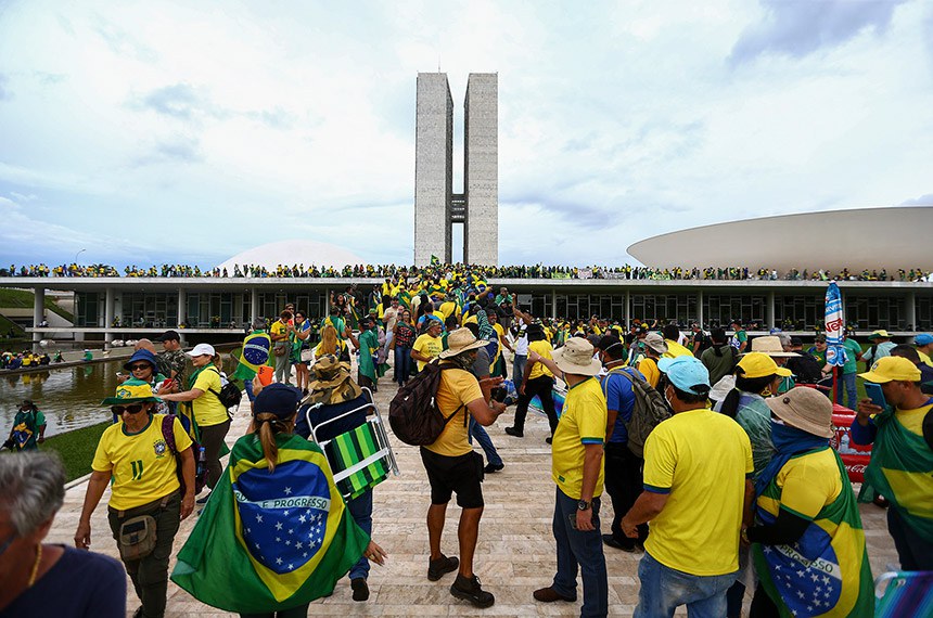 Evento "Democracia Inabalada" marca 1 ano dos ataques em Brasília nesta segunda-feira