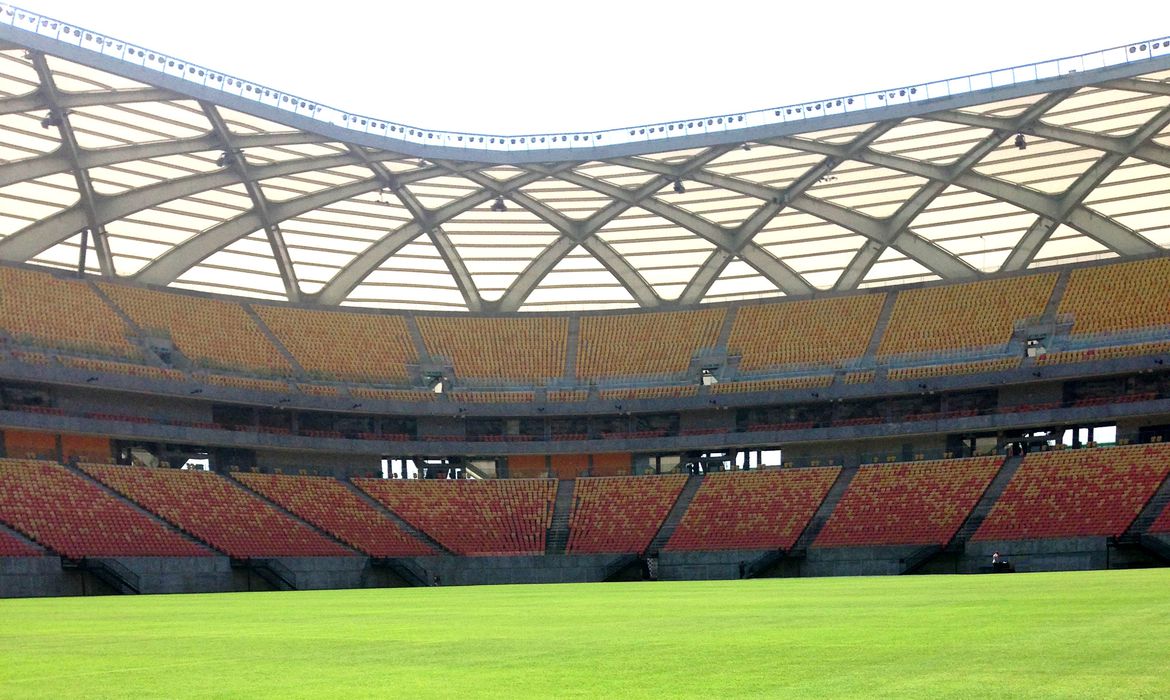 CBF faz vistoria na Arena da Amazônia para manter Brasil x Uruguai em Manaus