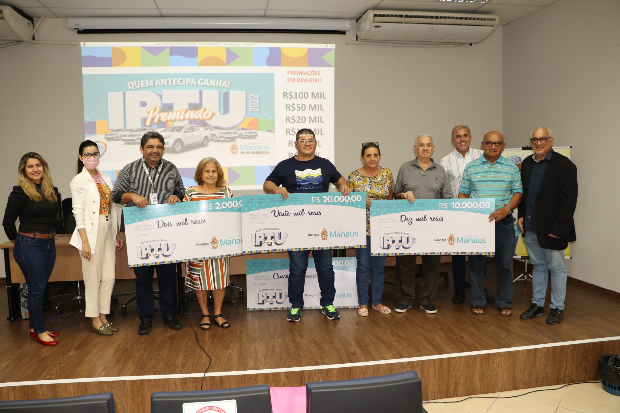 Mais 17 contribuintes são contemplados na campanha ‘IPTU Premiado’ em Manaus