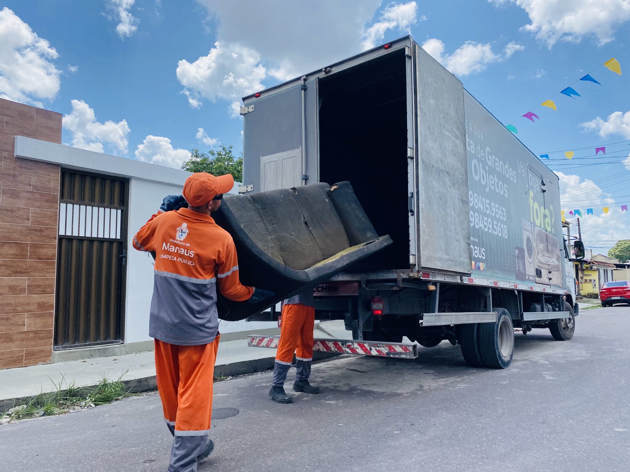 Mais de 8 mil pessoas foram beneficiadas com a coleta agendada em Manaus