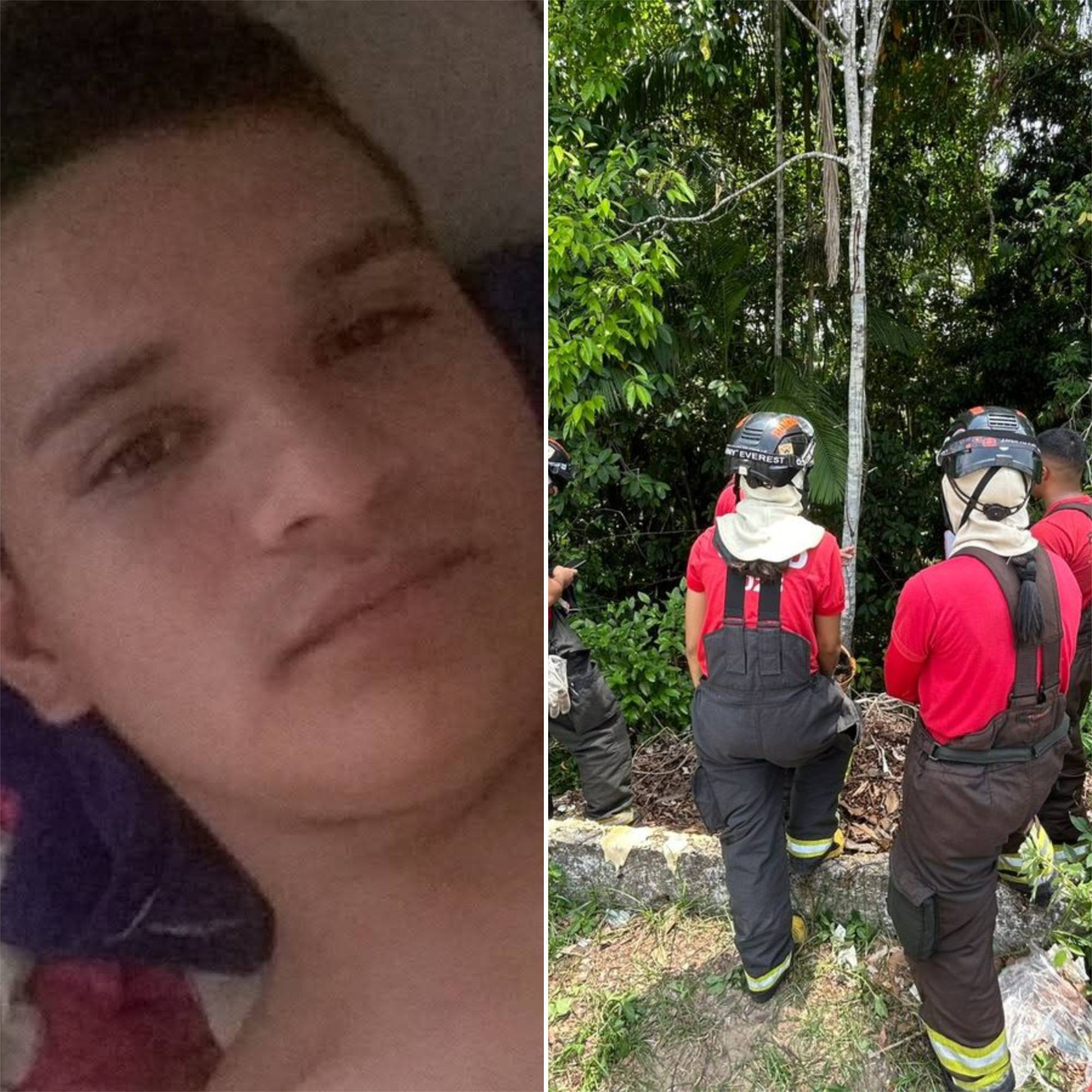 Mãe procura corpo de filho desaparecido em área de mata no Distrito