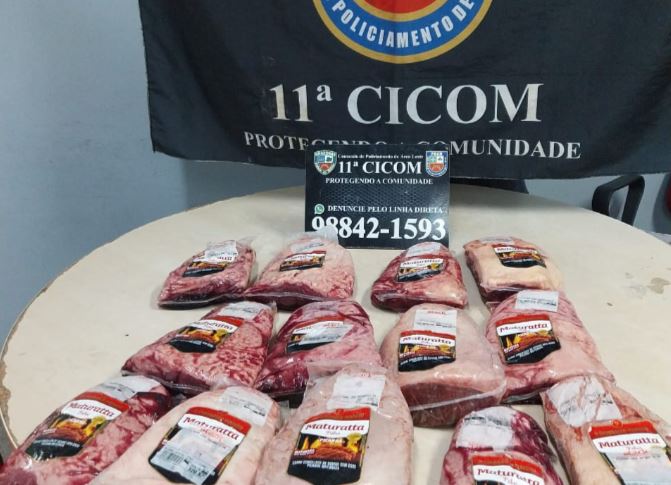 Homem é preso com peças de carne furtadas para churrasco de domingo em Manaus